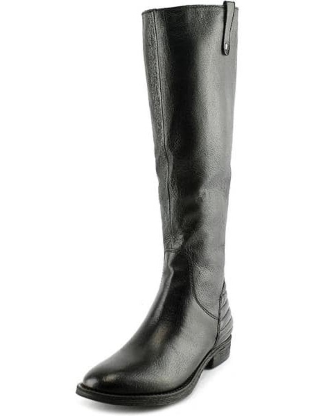 Steve Madden Classic Black Leather Knee-High Boots